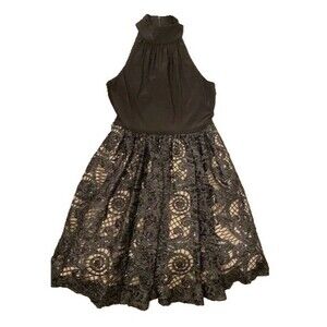 NWT VINCE CAMUTO Black Formal Dance Prom Wedding Sleeveless Dress Size 12